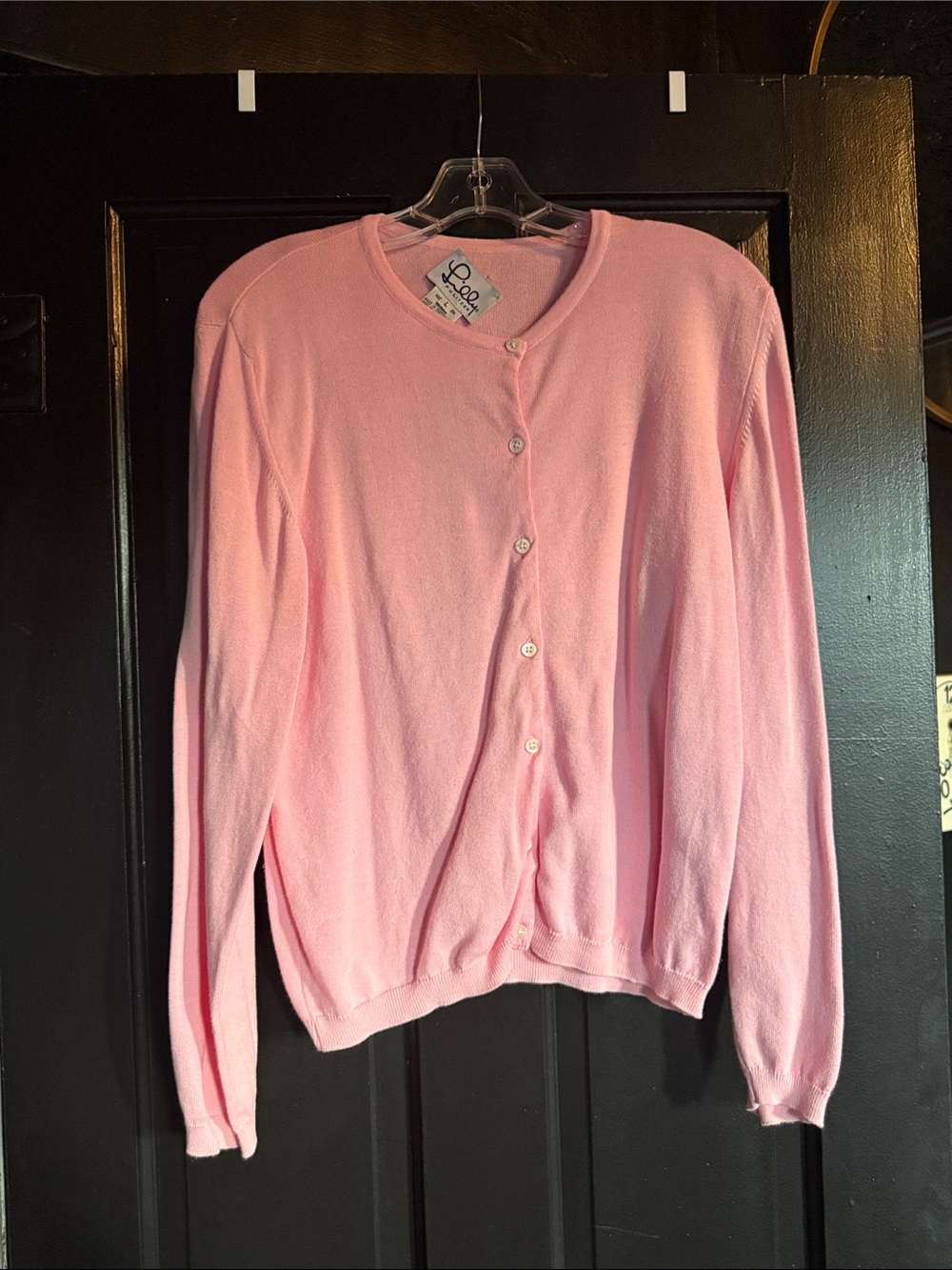 Lilly Pulitzer Pink Button Up Cardigan